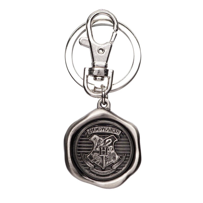 HARRY POTTER - Logo Poudlard - Porte-clés en étain