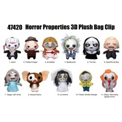 HORROR - Plush Bag Clip (Display 24 Pcs)