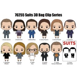 SUIT SERIES - Series 1 - 3D Foam Bag Clip (Display 24 Pcs)