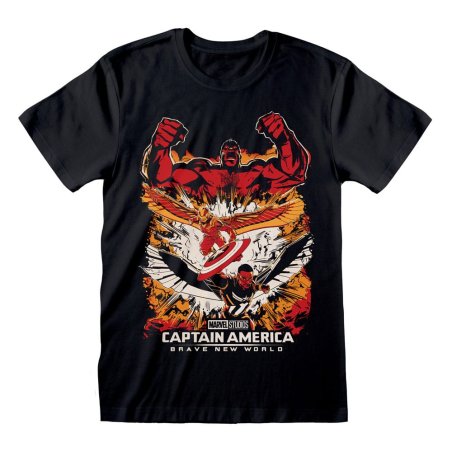 Captain America Brave New World T-Shirt Montage (L)