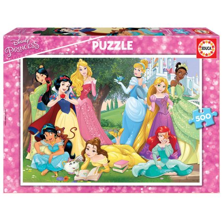 Puzzle - 500 pieces - Disney princesses (017723)
