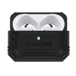 TIGER CASE LITE BOITIER ANTICHOC 2M AIRPODS 4 NOIR