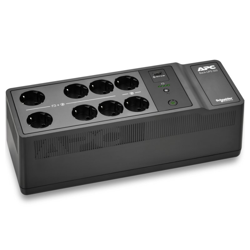 APC Back-UPS 500VA 8 schuko outlets