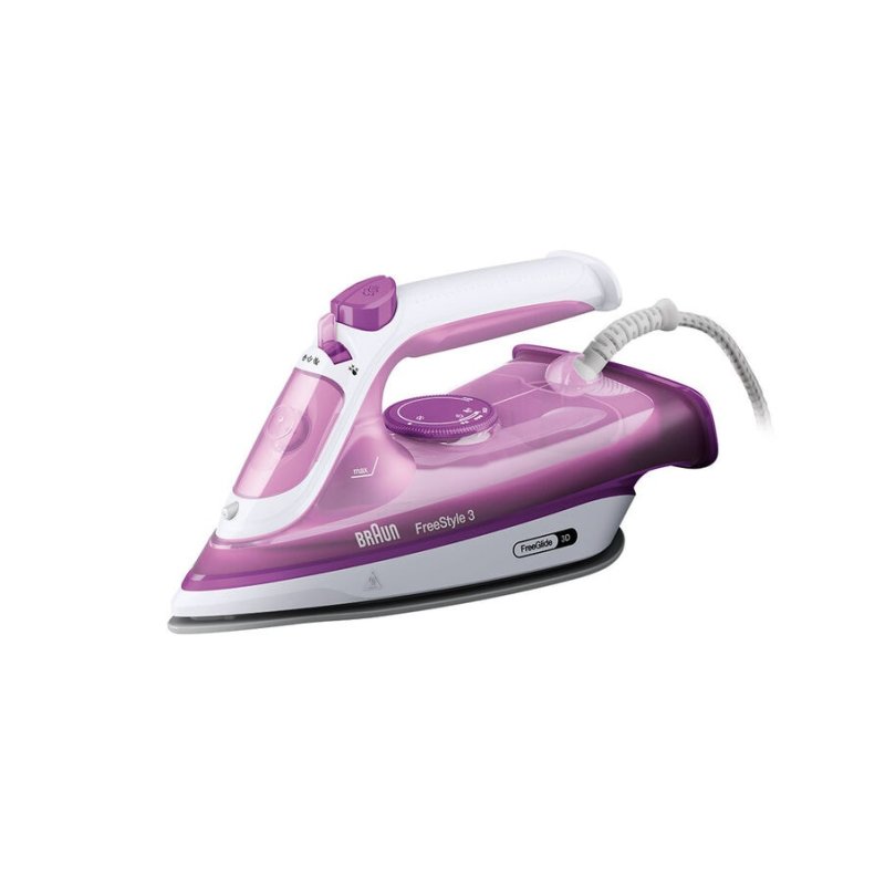 Braun FI 3124 Dry & Steam iron Ceramic soleplate 2400 W Purple