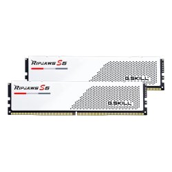 DIMM 64 GB DDR5-6000 (2x 32 GB) Dual-Kit (F5-6000J2836G32GX2-RS5W, Ripjaws S5, INTEL XMP, AMD EXPO)
