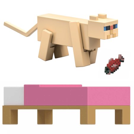 Minecraft Persian Cat Core Figure