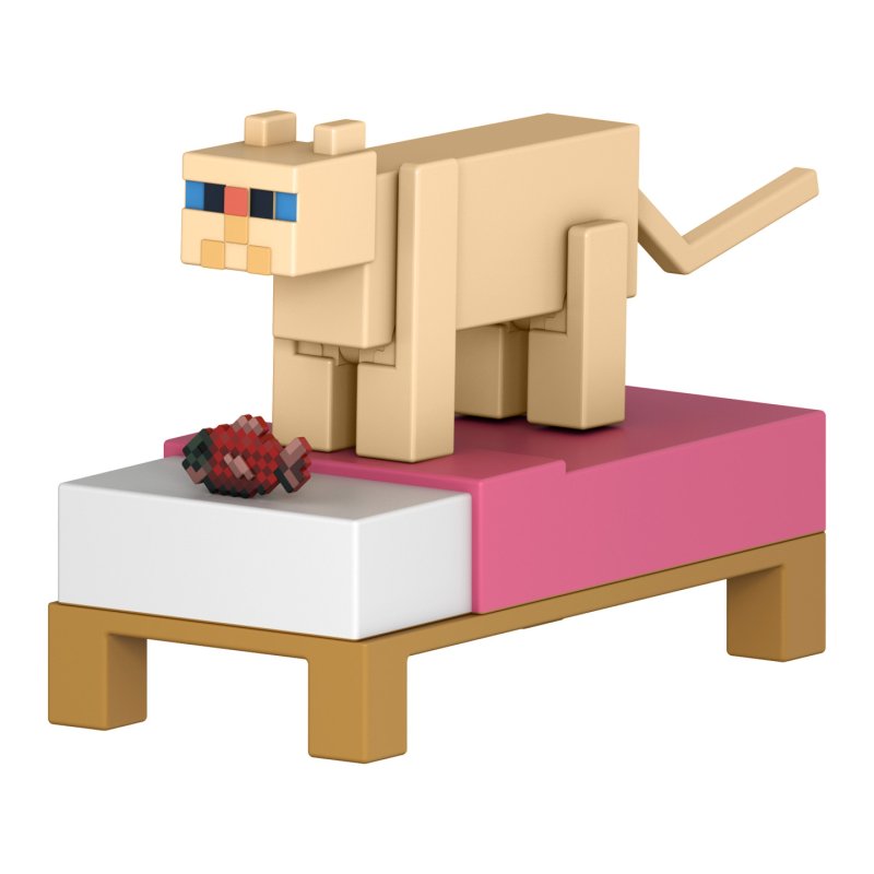Minecraft Persian Cat Core Figure