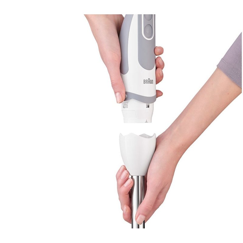 Braun MultiQuick 9 MultiQuick 5 Vario MQ 5220 WH 0.6 L Immersion blender 1000 W Grey, Stainless steel, White