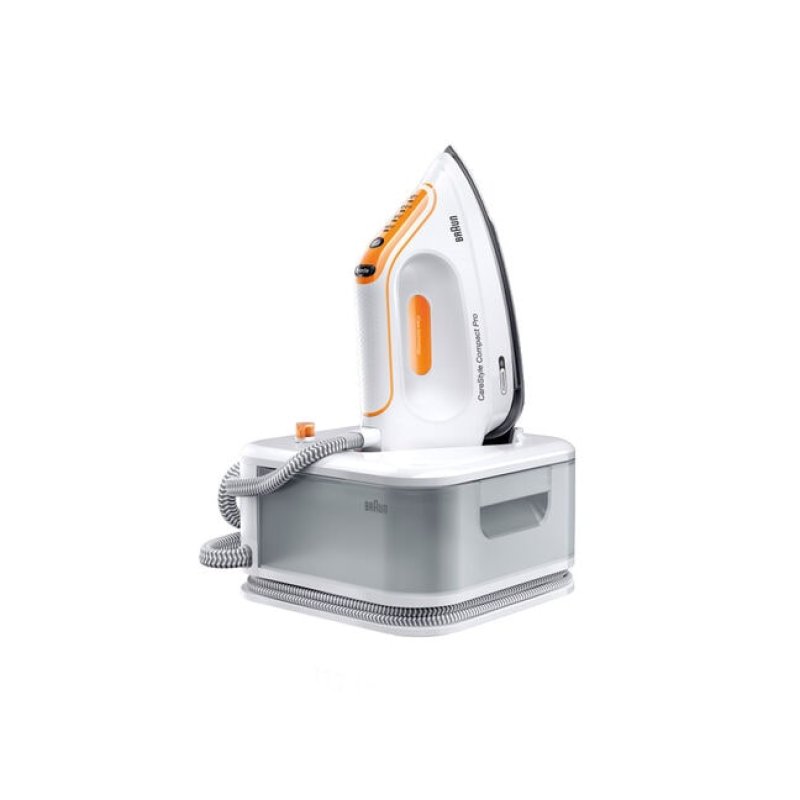 Braun CareStyle Compact Pro IS2561WH 2400 W 1,5 L EloxalPlus soleplate Orange, Blanc