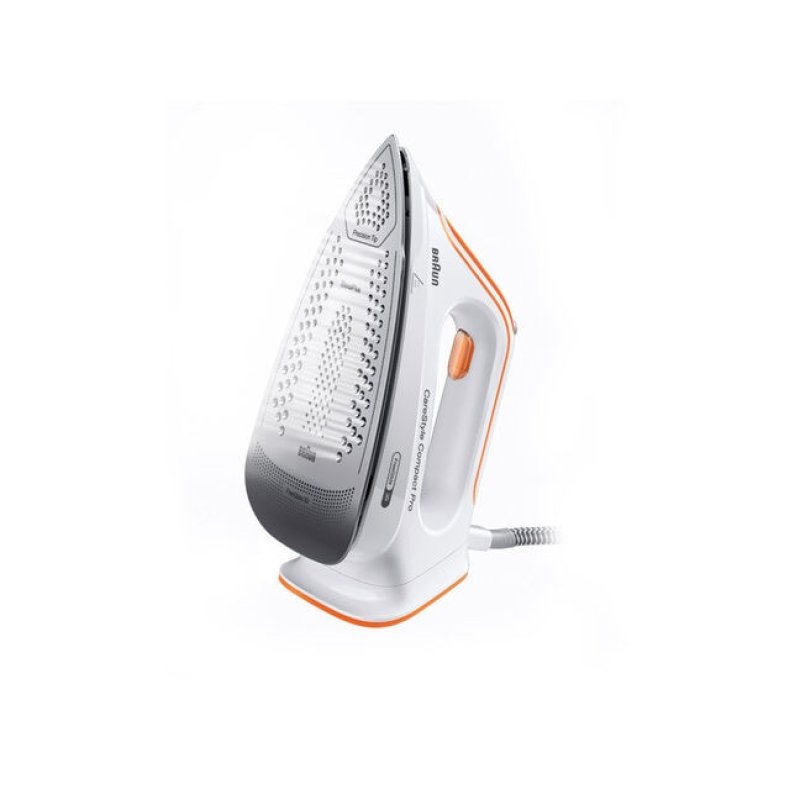Braun CareStyle Compact Pro IS2561WH 2400 W 1,5 L EloxalPlus soleplate Orange, Blanc