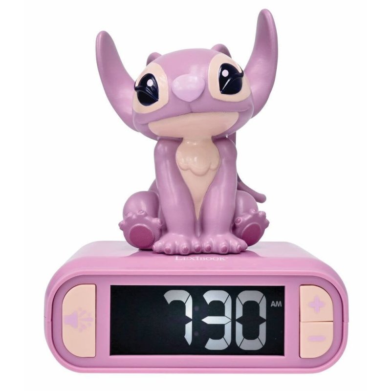 Lexibook - Disney Stitch - Angel Alarm Clock with sounds (RL800D1)