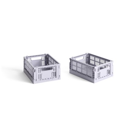 HAY - Set of 2 Colour Crate Mini - Lavender