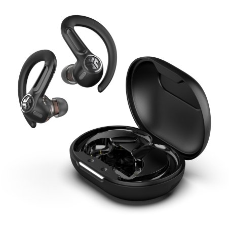 JLab Epic Sport ANC 3 Écouteurs Sans fil Crochets auriculaires, Ecouteurs Sports Bluetooth Noir
