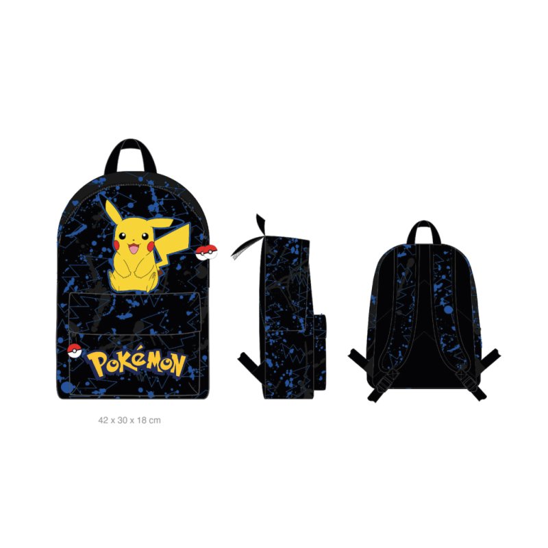 POKEMON - Pikachu - Sac à Dos 1 Compartiment '42x30x18cm'