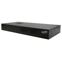 EXSYS EX-11016 chargeur d'appareils mobiles Universel Noir Secteur Charge rapide Intérieure