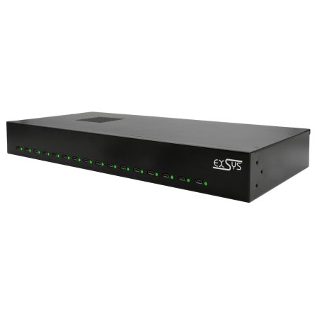 EXSYS EX-11016 chargeur d'appareils mobiles Universel Noir Secteur Charge rapide Intérieure