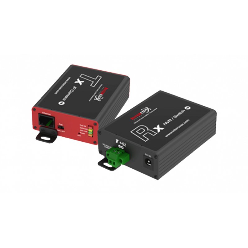 Mobotix Kit convertisseur de média Ethernet(PoE ) - deux fils