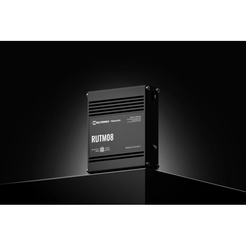Teltonika RUTM08 Routeur connecté Gigabit Ethernet Noir
