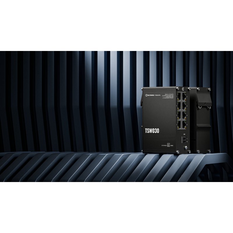 Teltonika Switch TSW030 8x RJ45 100Mb/s, IP30