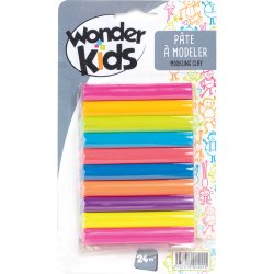 10 BATONS PATE A MODELER FLUO