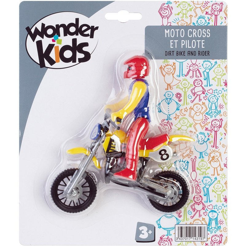 MOTO CROSS RL + PILOTE ASS6