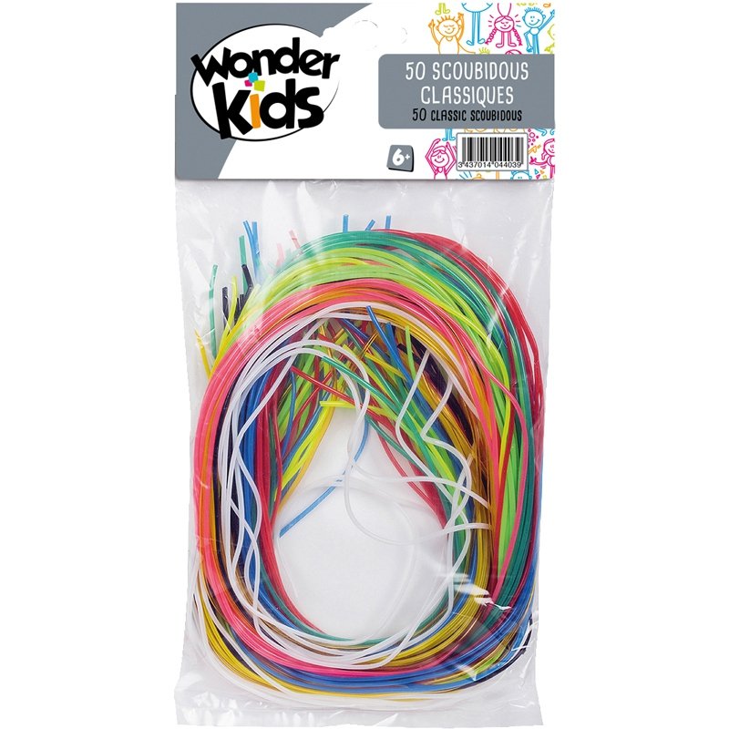 50 SCOUBIDOUS PAILLETTES ASS2