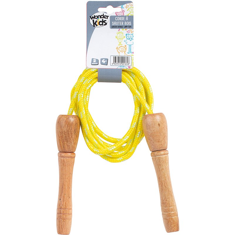 CORDE A SAUTER 2M BOIS VERNI