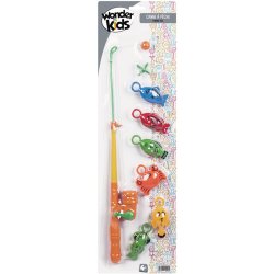 CANNE A PECHE 41CM 6 POISSONS