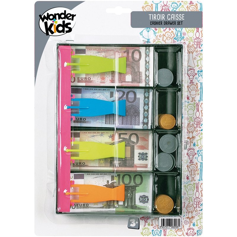 TIROIR CAISSE MONNAIE EUROS