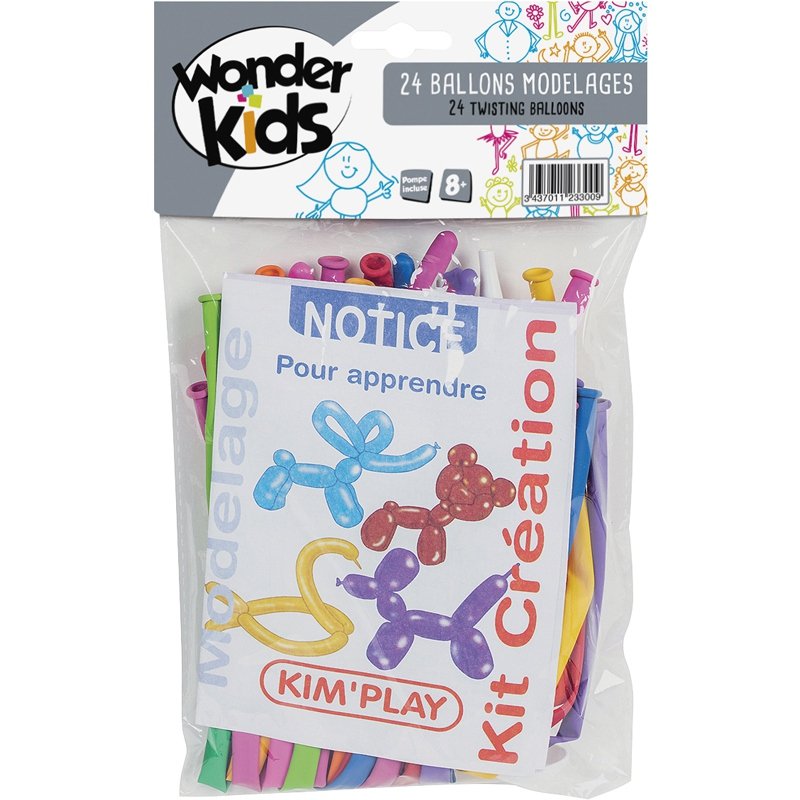 24 BALLONS MODELAGE+ POMPE