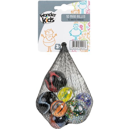 10 MAXI BILLES ASSORTIES