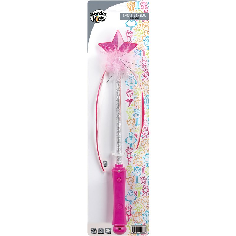 Baguette magique Wonderkids compatible (Rose/Blanc)