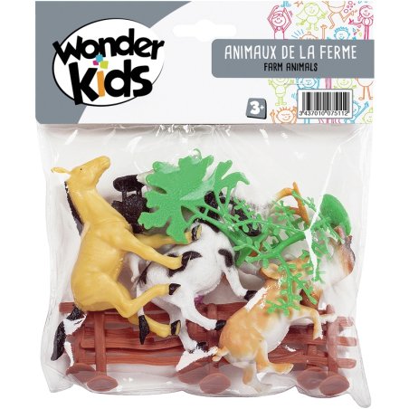 8 ANIMAUX FERME + ACC