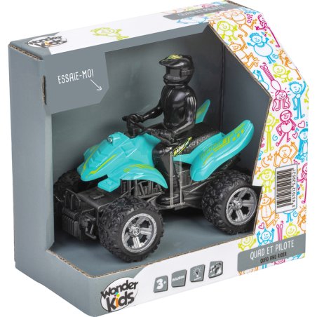 QUAD 12CM PILOTE FR SON LUM