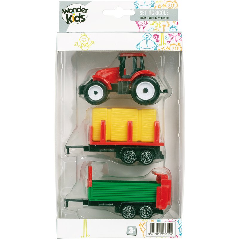 TRACTEUR 2 REMORQUES ASS2