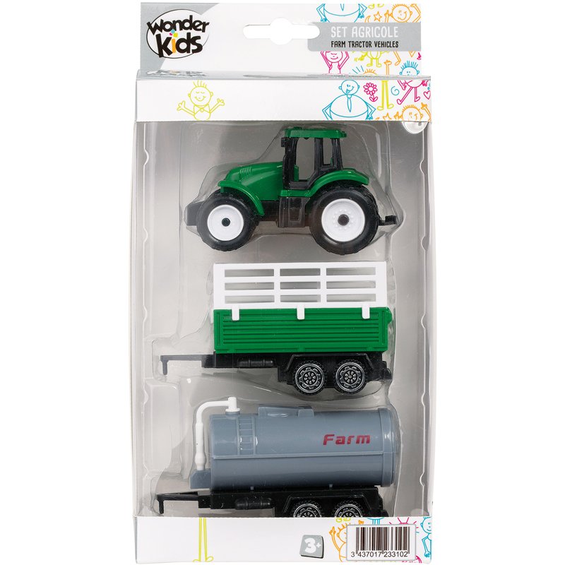 TRACTEUR 2 REMORQUES ASS2