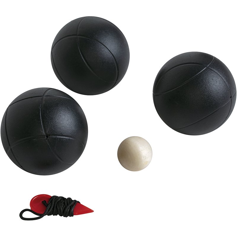 3 BOULES NOIR MAT STRIEES 720G