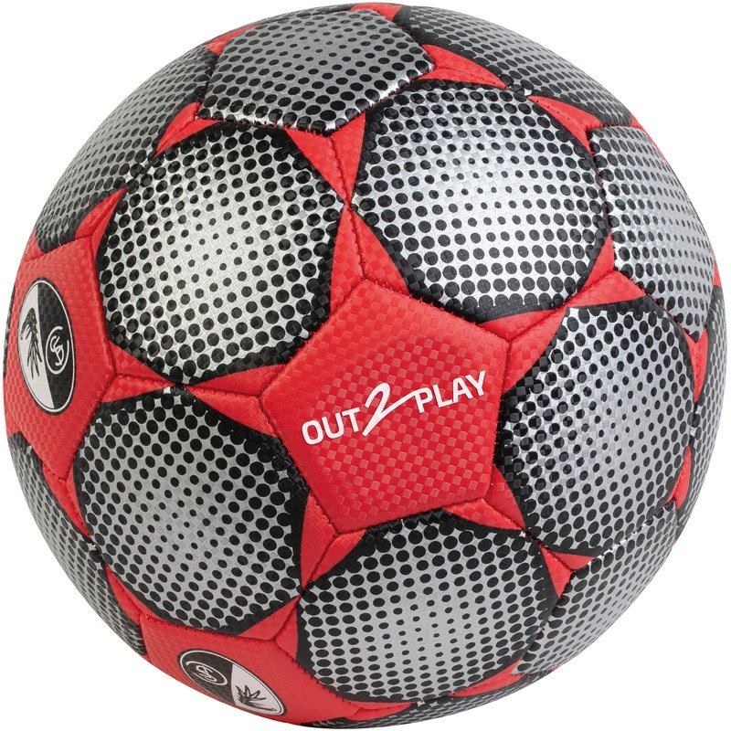 BALLON FOOT COUSU T5 ROUG/NOIR