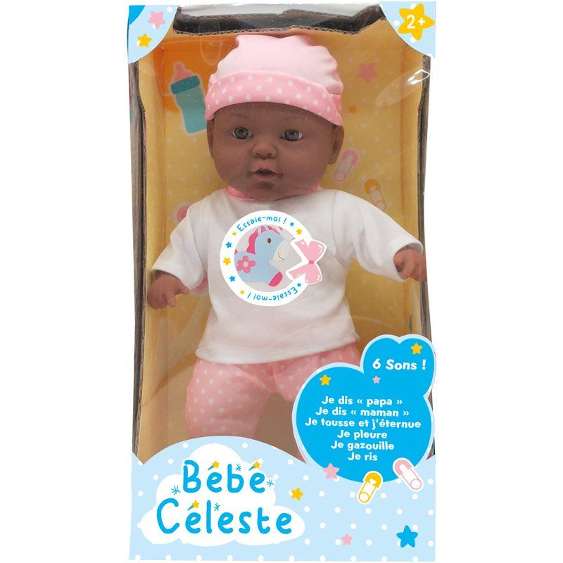 POUPON 30CM 6 SONS METIS ASS3