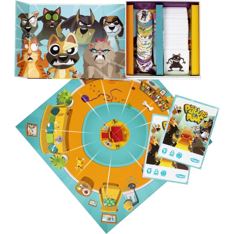 JEU LES PATTES A POUF