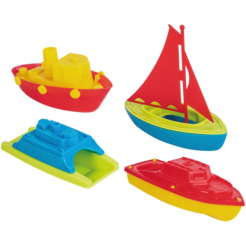 SET 4 BATEAUX 11CM ASS4