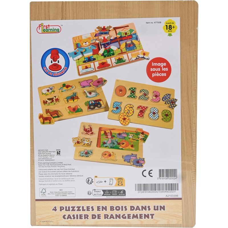 CASIER 4 PUZ BOIS