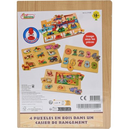 CASIER 4 PUZ BOIS