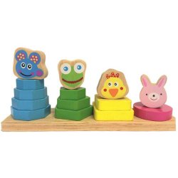 EMPILEMENT 4 ANIMAUX BOIS