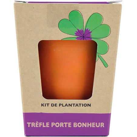 POT TREFLES 4 FEUILLES PRE6