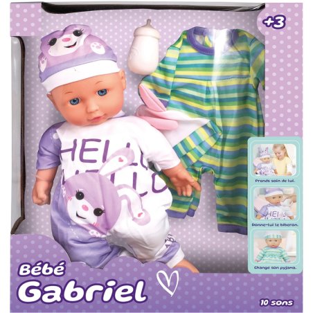 BEBE PYJAMA 36CM 10 SONS