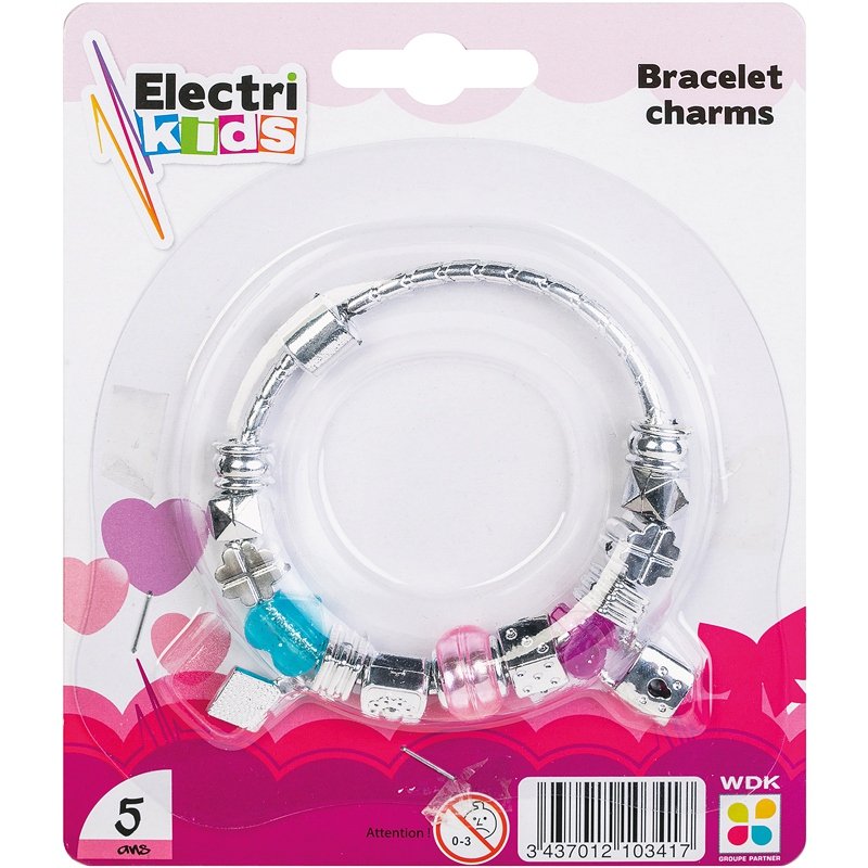 BRACELET + 5 CHARMS ASS2 PRE12