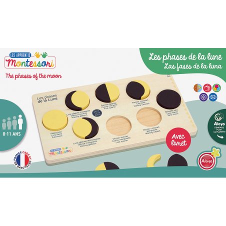PUZZLE PHASES LUNE BOIS