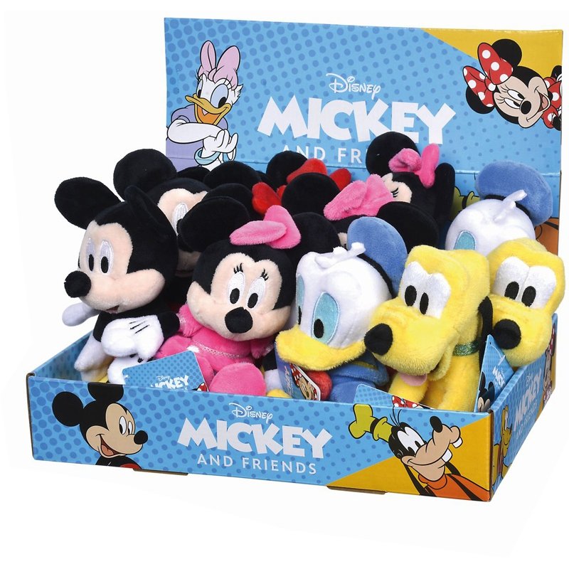 PELUCHE DISNEY MICKEY & CO  / 20 CM / 5 ASS /  DP12