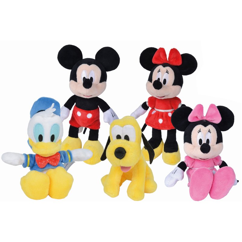 PELUCHE DISNEY MICKEY & CO  / 20 CM / 5 ASS /  DP12
